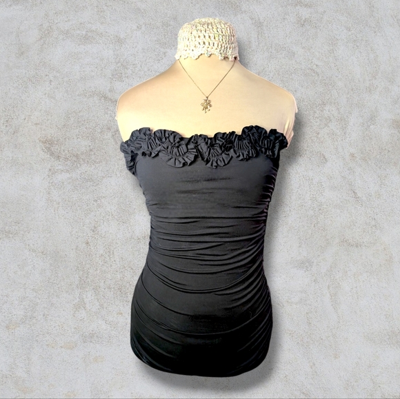 NWT |Kenneth Cole Tummy Toner Tankini Top Size M - Picture 1 of 3